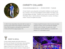 Tablet Screenshot of christycollard.com